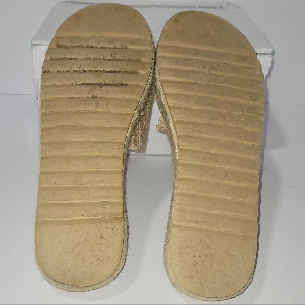 Beach By Matisse Size 10 Beige Espadrille Slide Sandals - Picture 5 of 6